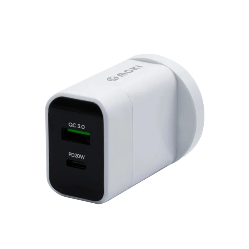 Moki 20W USB-C PD Australian wall charger with Qualcomm 3.0 Quick Charge technology