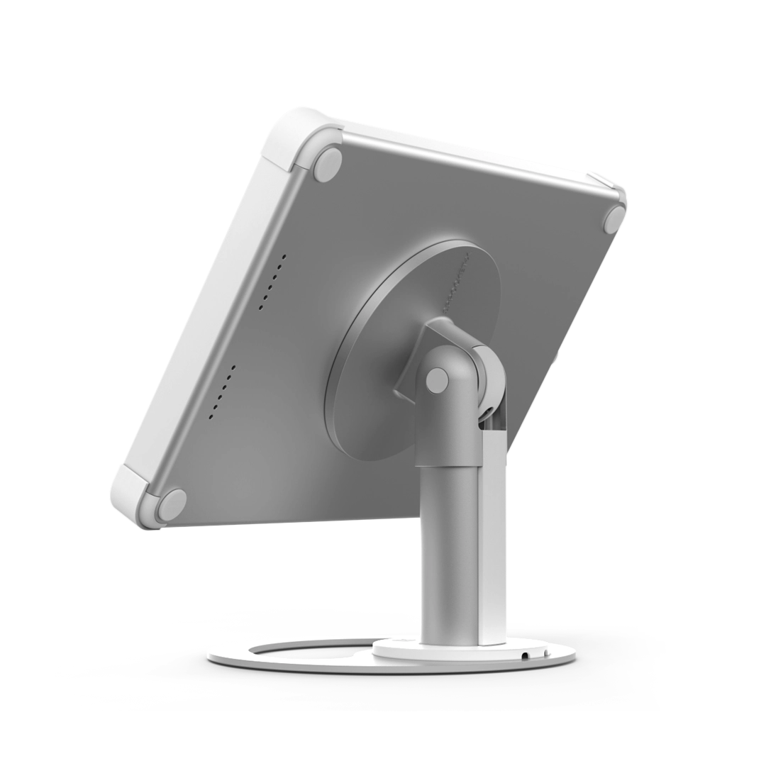 Rear view Base tablet stand white