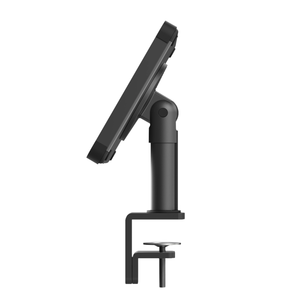 Side view Sprocket Clamp black tablet holder