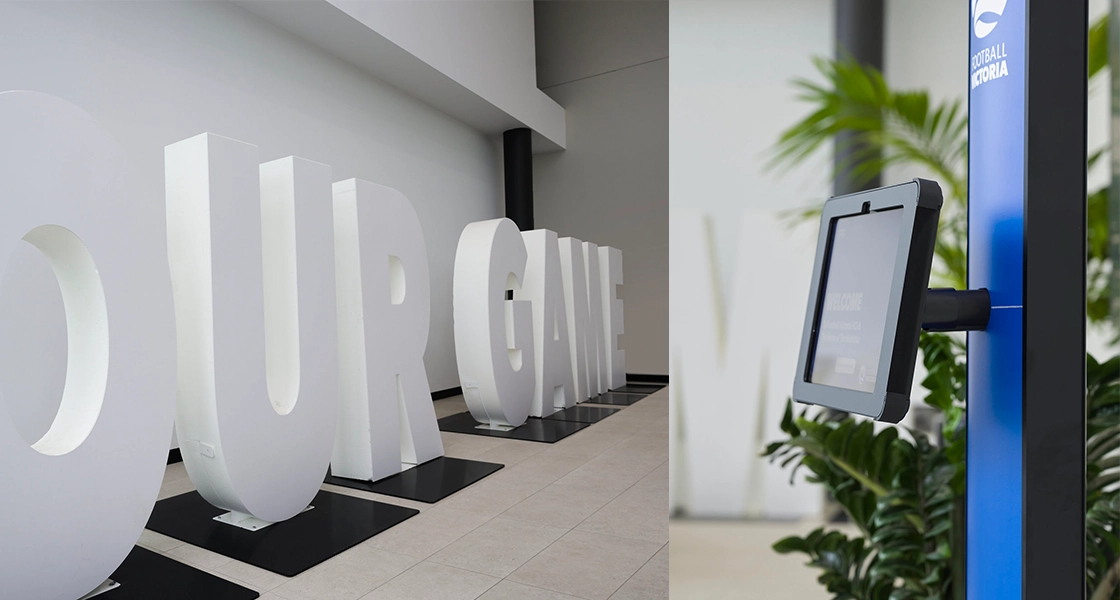 Football Victoria | Large Signage and Digital Kiosk | Sprocket