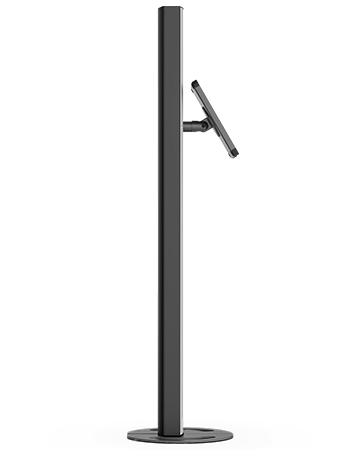 Side profile Sprocket T-Totem 15 iPad floor stand black