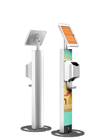 Composite front and rear Sprocket T-Print 10 iPad stand