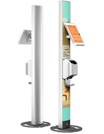 Composite front and rear Sprocket T-Print 15 iPad stand