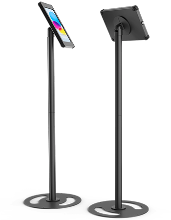 Composite front and rear Sprocket X-Floor iPad floor stand black