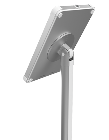 Close-up composite Sprocket X-Floor iPad floor stand