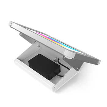 Rear view Pod tablet stand white