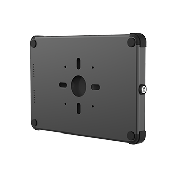 Rear view Sprocket X-Vesa iPad wall mount enclosure black